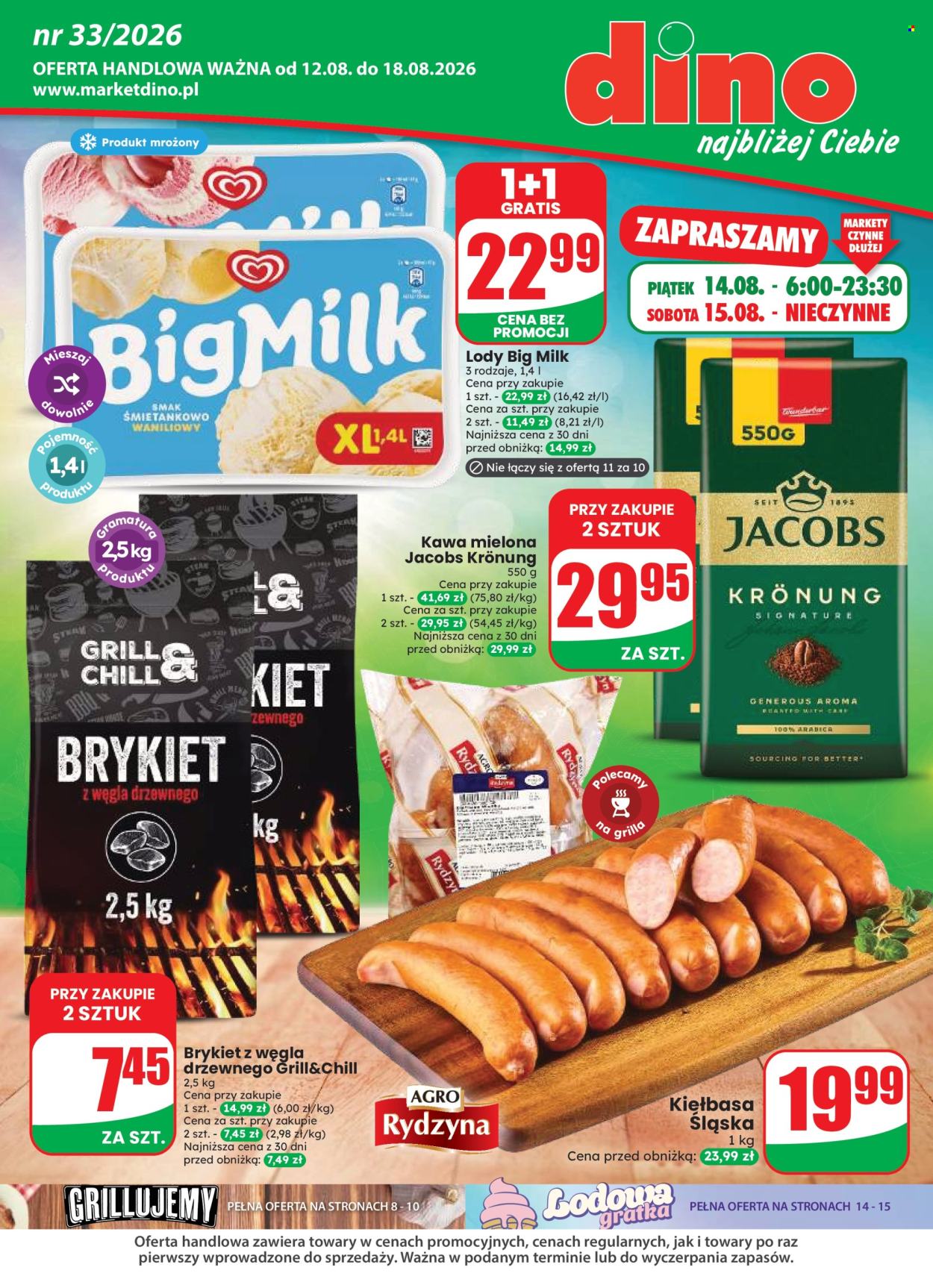 Gazetka Dino - 12.08.2026 - 18.08.2026. Strona 1