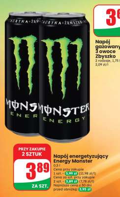 Napój energetyzujący Energy Monster
