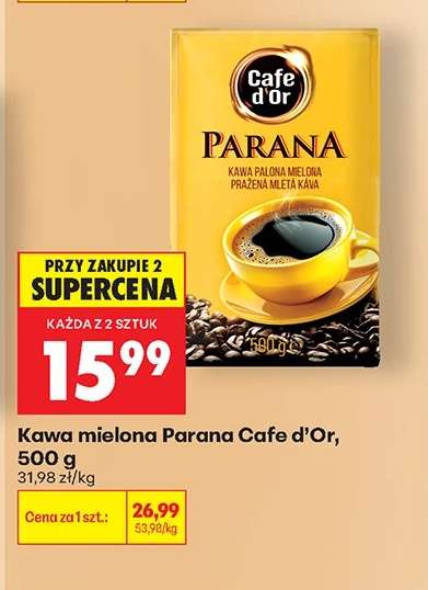 Kawa mielona Parana Cafe d'Or, 500 g