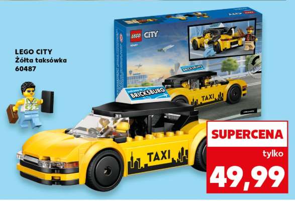LEGO CITY Żółta taksówka 60487