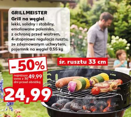 GRILLMEISTER Grill na węgiel