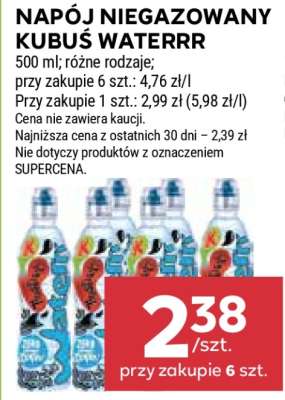 Napój niegazowany Kubuś Waterrr
