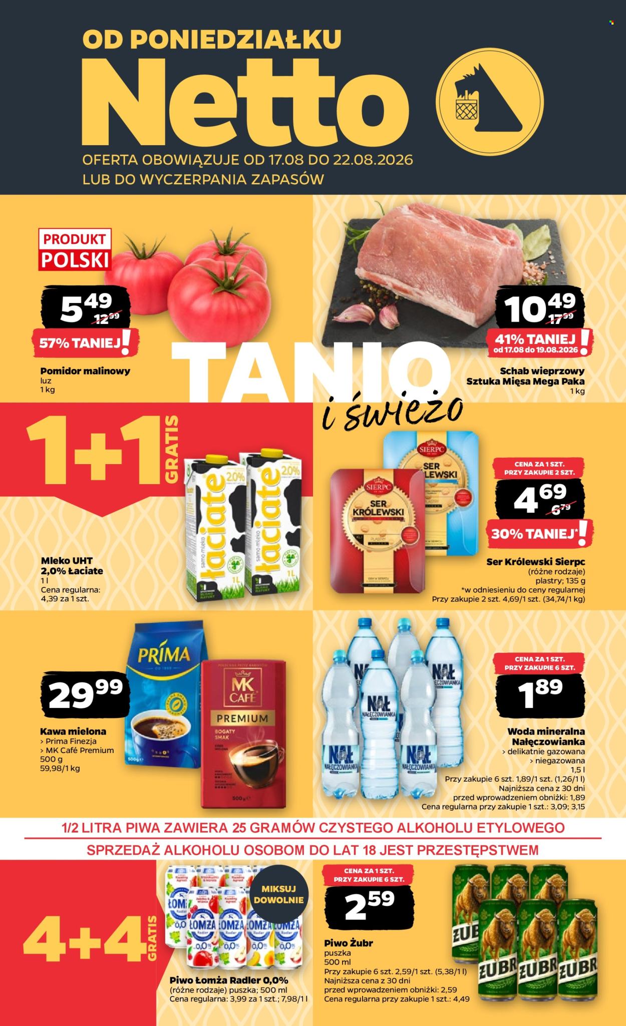 Gazetka Netto - 17.08.2026 - 22.08.2026. Strona 1
