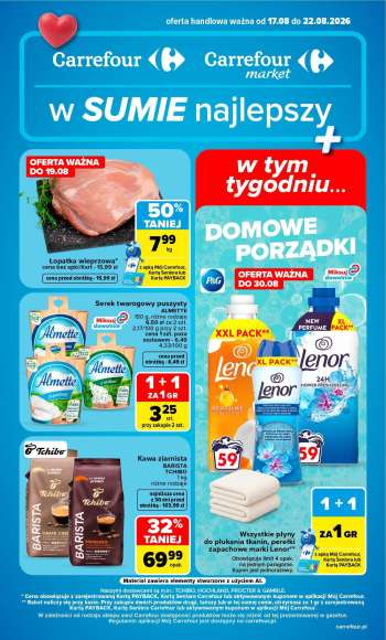 Gazetka Carrefour - 17.08.2026 - 22.08.2026.