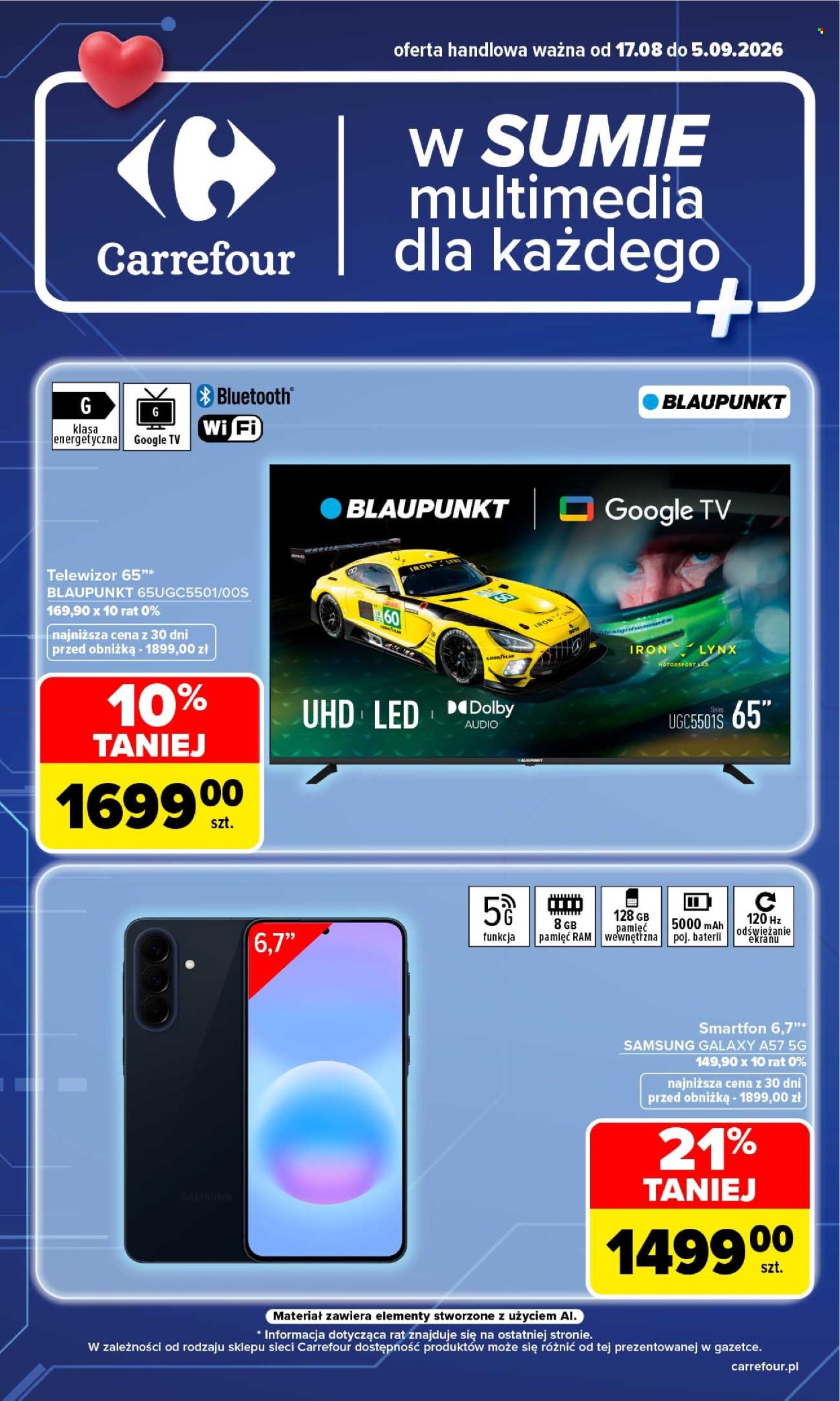 Gazetka Carrefour - 17.08.2026 - 5.09.2026. Strona 1
