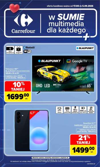 Gazetka Carrefour - 17.08.2026 - 5.09.2026.