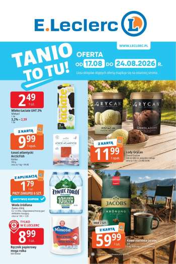 Gazetka E.Leclerc - 17.08.2026 - 24.08.2026.