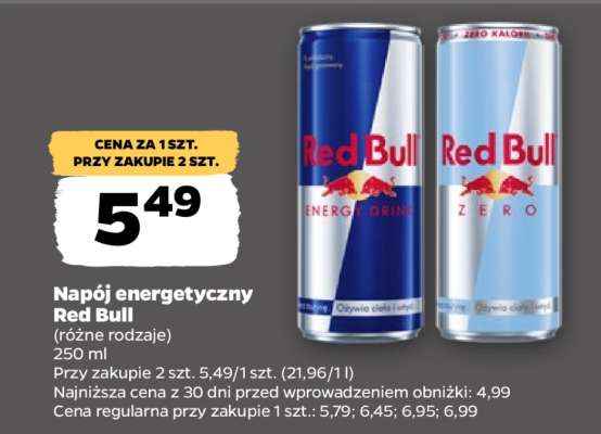 Napój energetyczny RED BULL