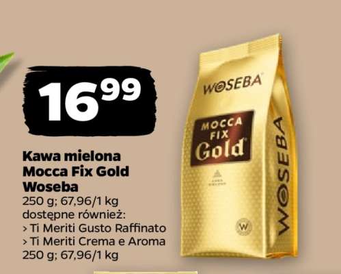 Kawa mielona Mocca Fix Gold Woseba