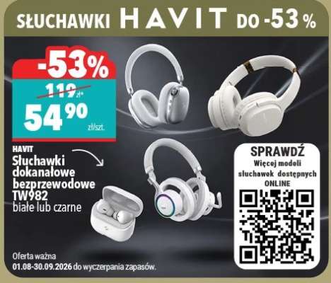 Słuchawki dokanałowe bezprzewodowe TW982