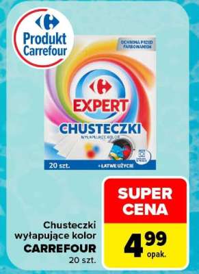 Chusteczki wyłapujące kolor CARREFOUR