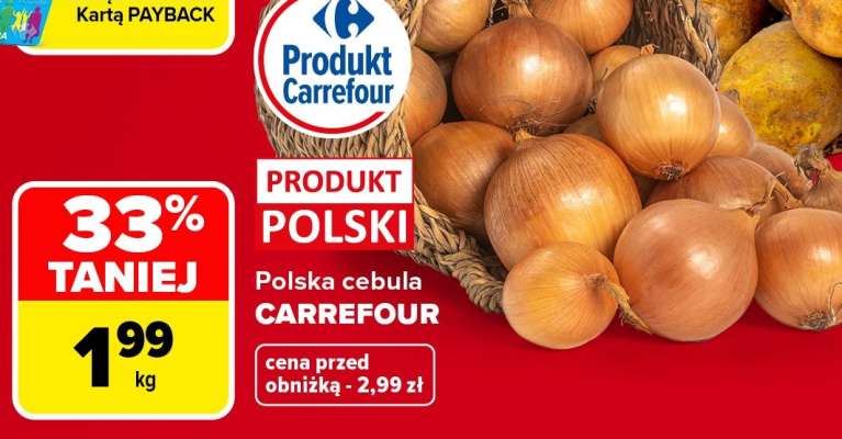 Polska cebula CARREFOUR