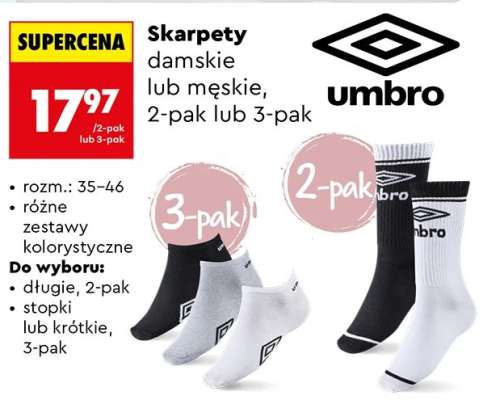 Skarpety damskie lub męskie 2 pak lub 3 pak