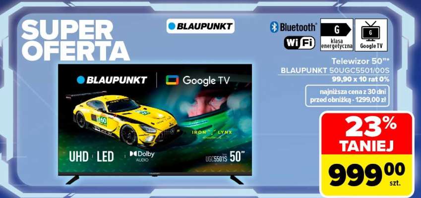 Telewizor 50" BLAUPUNKT 50UGC65010/05
