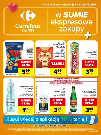 Gazetka Carrefour Express - 18.08.2026 - 24.08.2026.