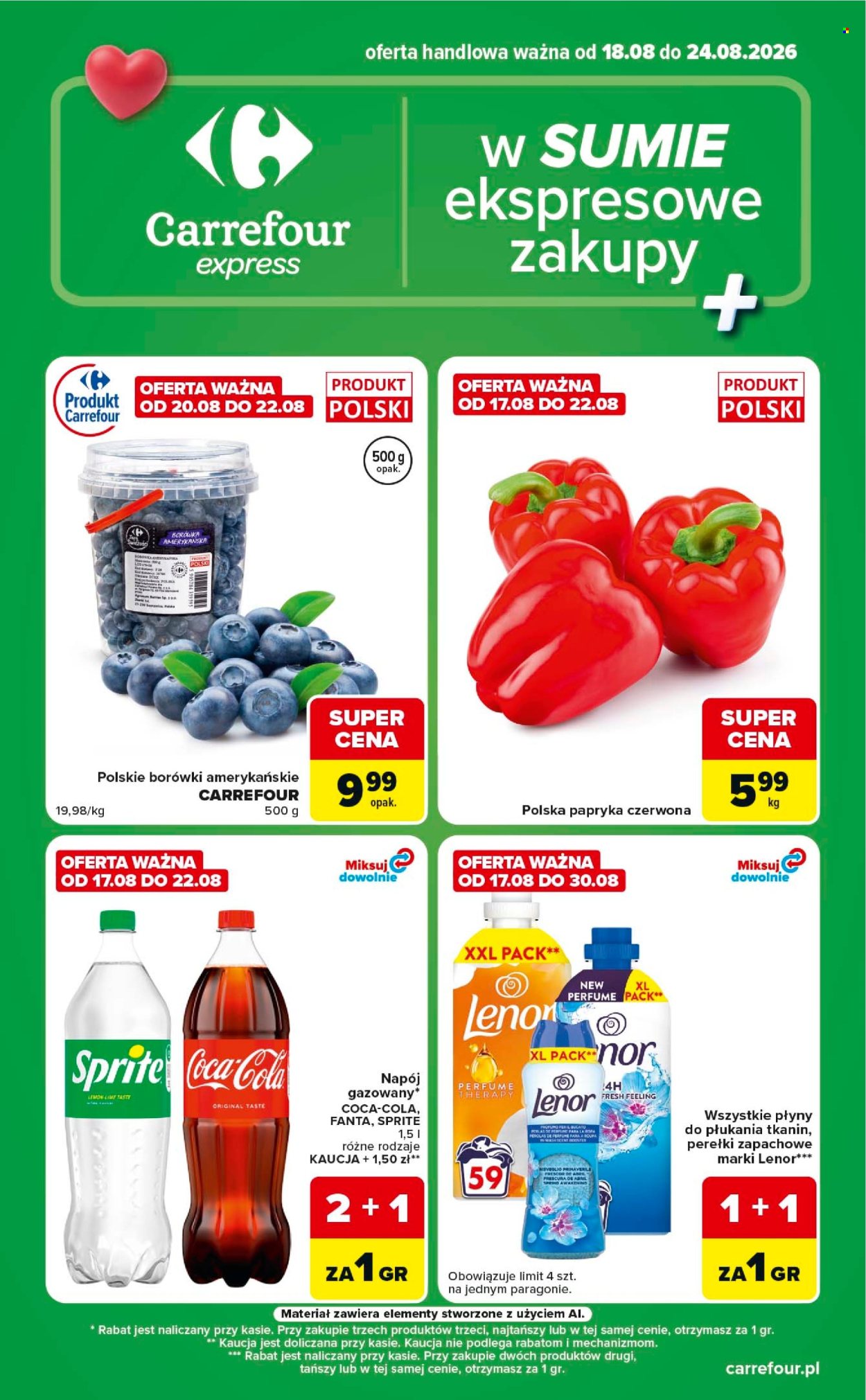 Gazetka Carrefour Express - 18.08.2026 - 24.08.2026. Strona 1