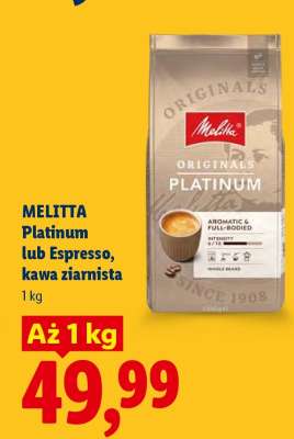 Melitta Platinum lub Espresso, kawa ziarnista