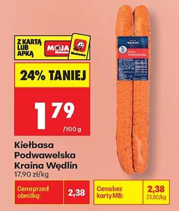 Kiełbasa Podwawelska Kraina Wędlin .