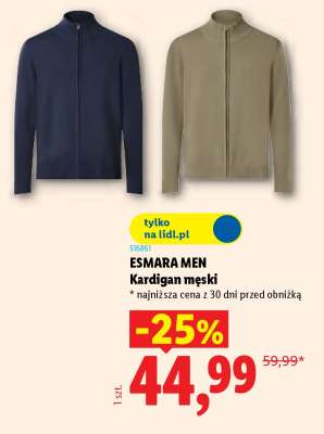 ESMARA MEN Kardigan męski
