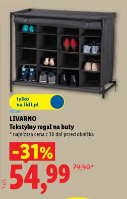 LIVARNO Tekstylny regał na buty