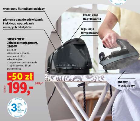 SILVERCREST Żelazko ze stacją parową, 2400 W