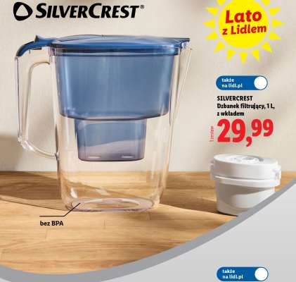 SILVERCREST Dzbanek filtrujący, 1 l, z wkładem