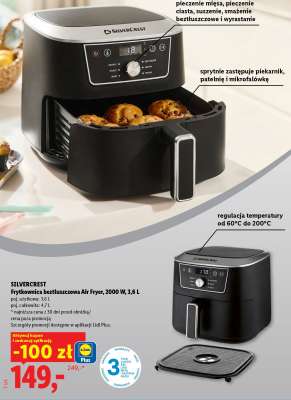 SILVERCREST Frytkownica beztłuszczowa Air Fryer