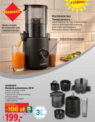 SILVERCREST Wyciskarka wolnoobrotowa, 200 W