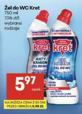 Żel do WC Kret