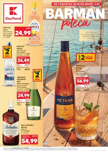 Gazetka Kaufland - 20.08.2026 - 2.09.2026.