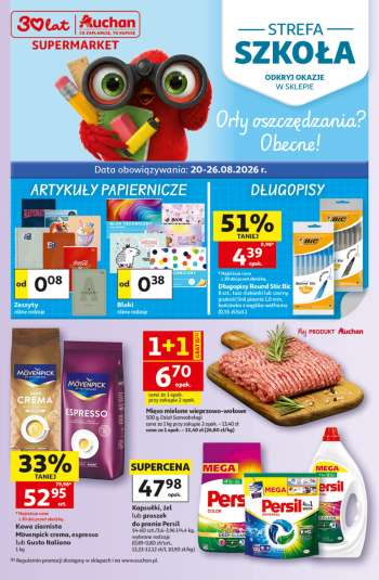 Gazetka Auchan - 20.08.2026 - 26.08.2026.