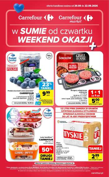 Gazetka Carrefour - 20.08.2026 - 22.08.2026.