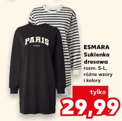 ESMARA Sukienka dresowa