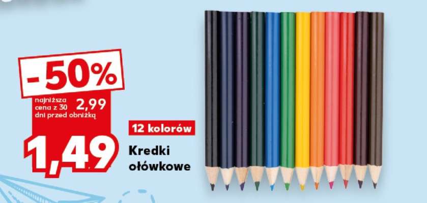 Kredki ołówkowe*