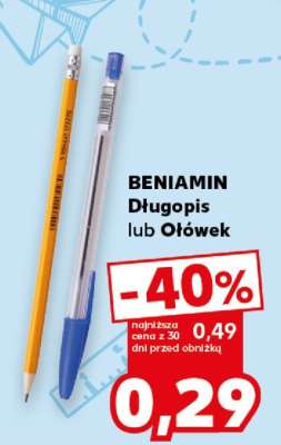 BENIAMIN Długopis lub Ołówek
