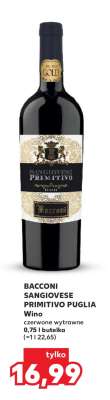 BACCONI SANGIOVESE PRIMITIVO PUGLIA