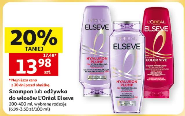 Szampon lub odżywka do włosów L'Oréal Elseve