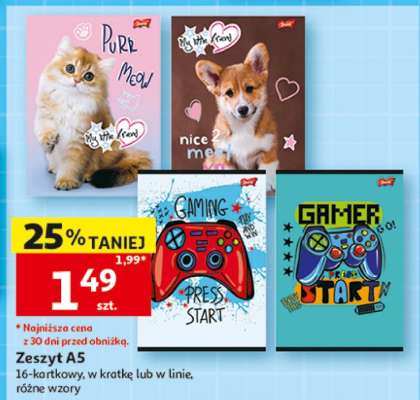 Zeszyt A5