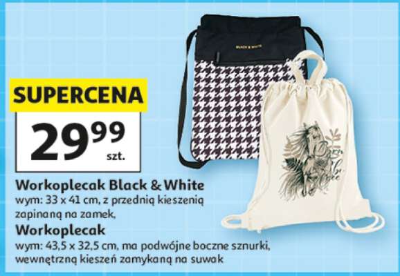 Workoplecak Black & White