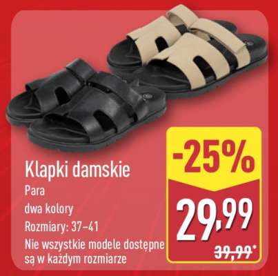 Klapki damskie