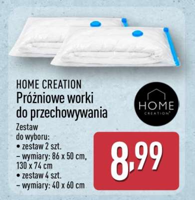 HOME CREATION Próżniowe worki do przechowywania