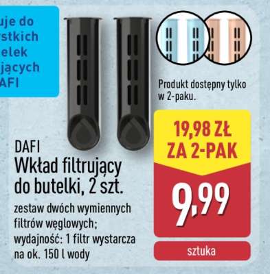 DAFI Wkład filtrujący do butelki, 2 szt.