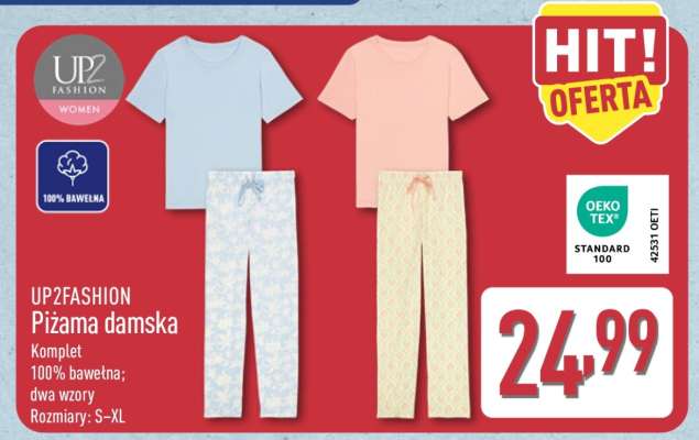 UP2FASHION Piżama damska