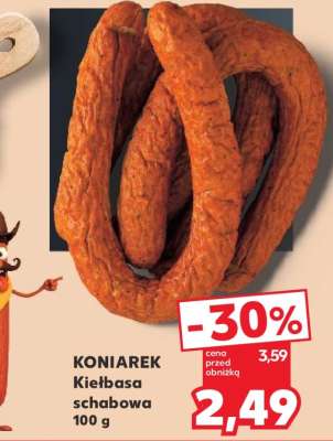 KONIAREK Kiełbasa schabowa 100 g