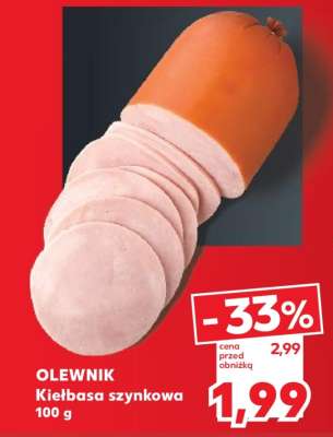 OLEWNIK Kiełbasa szynkowa 100 g