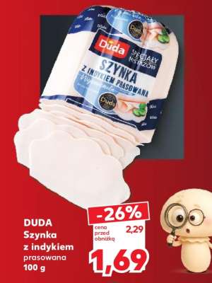 DUDA Szynka z indykiem prasowana 100 g