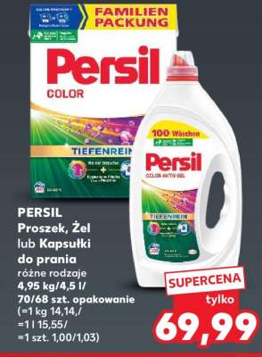 PERSIL Proszek, Żel lub Kapsułki do prania