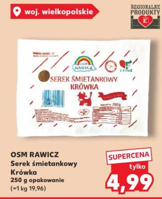 OSM RAWICZ Serek śmietankowy Krówka