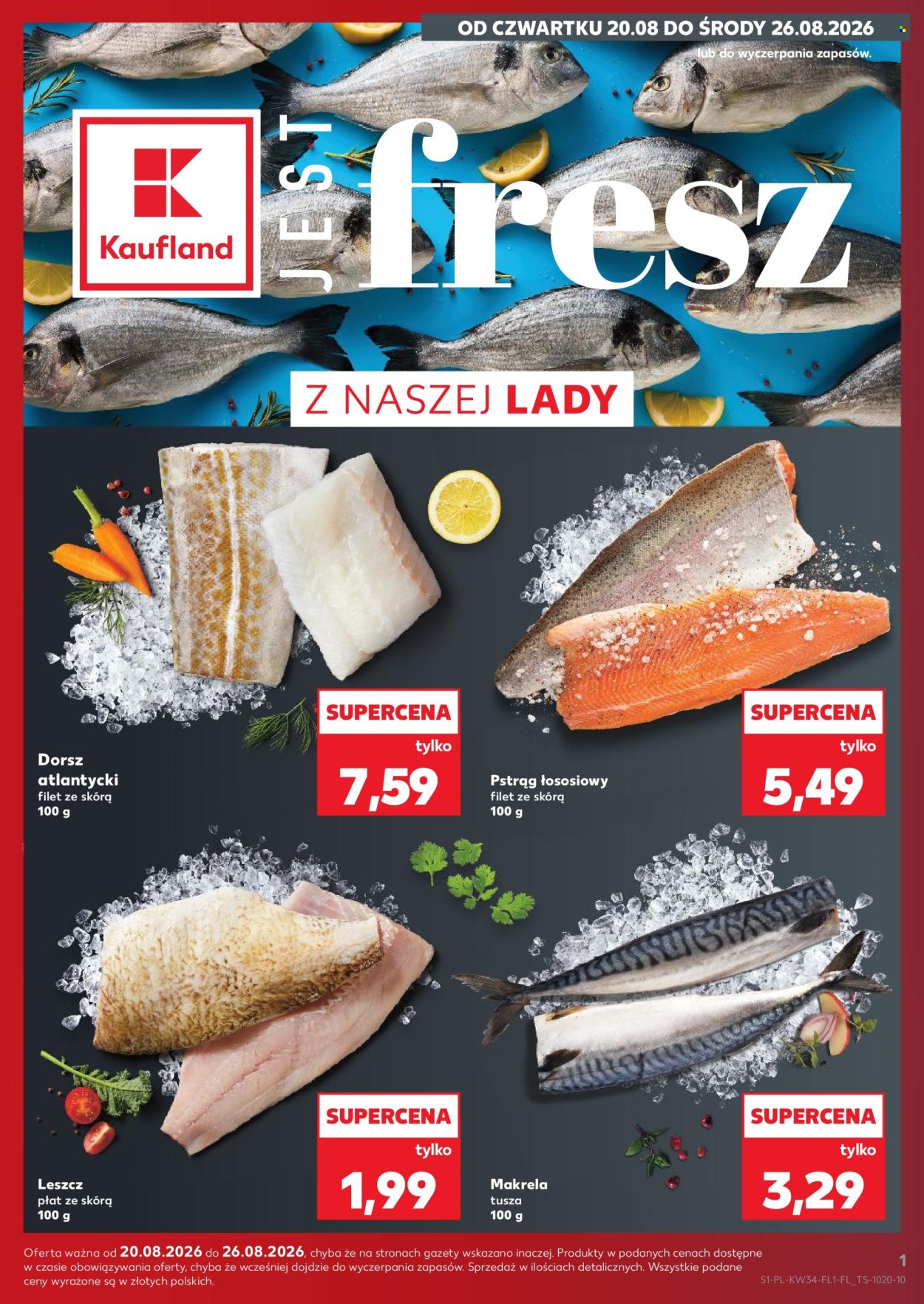 Gazetka Kaufland - 20.08.2026 - 26.08.2026. Strona 1