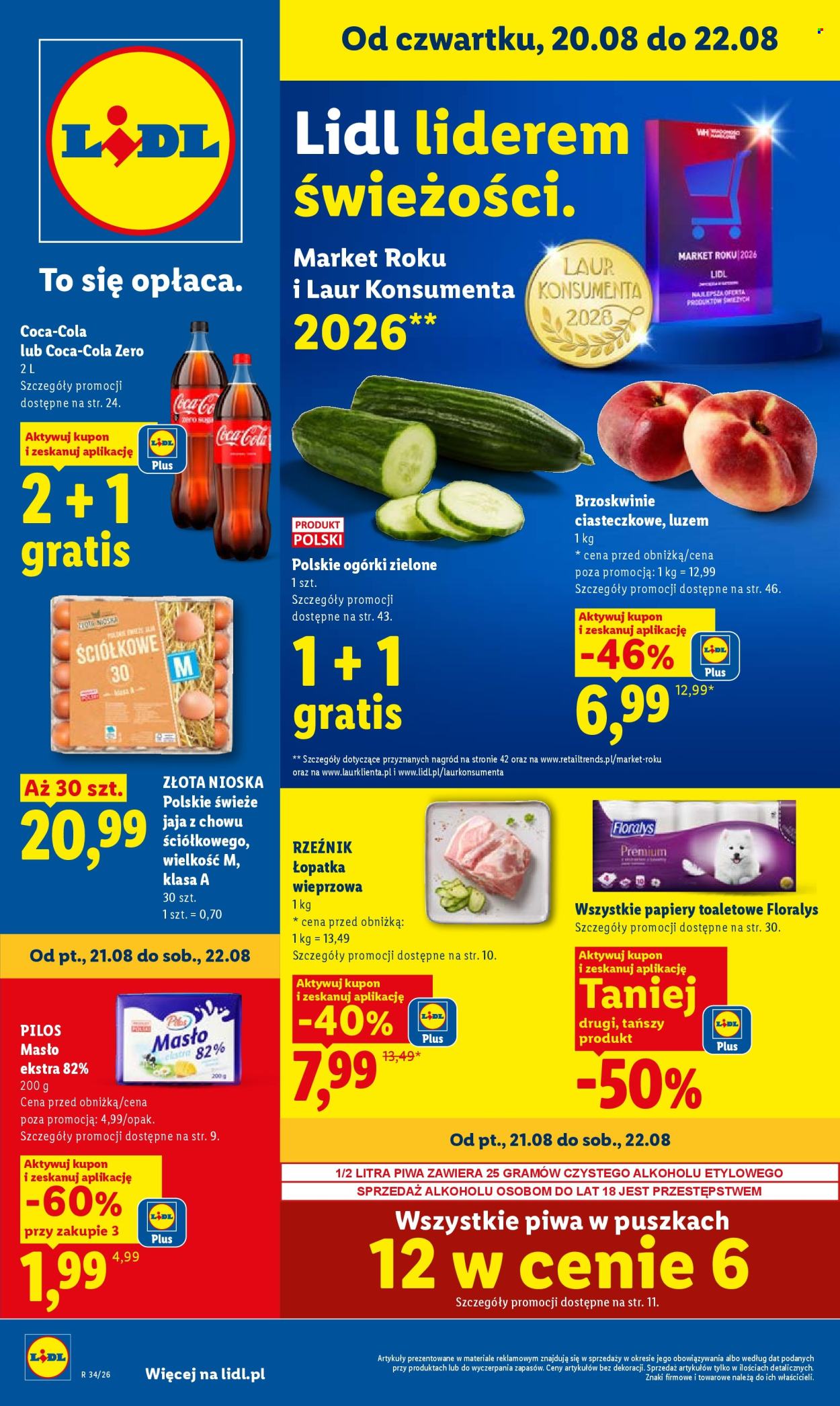 Gazetka Lidl - 20.08.2026 - 22.08.2026. Strona 1